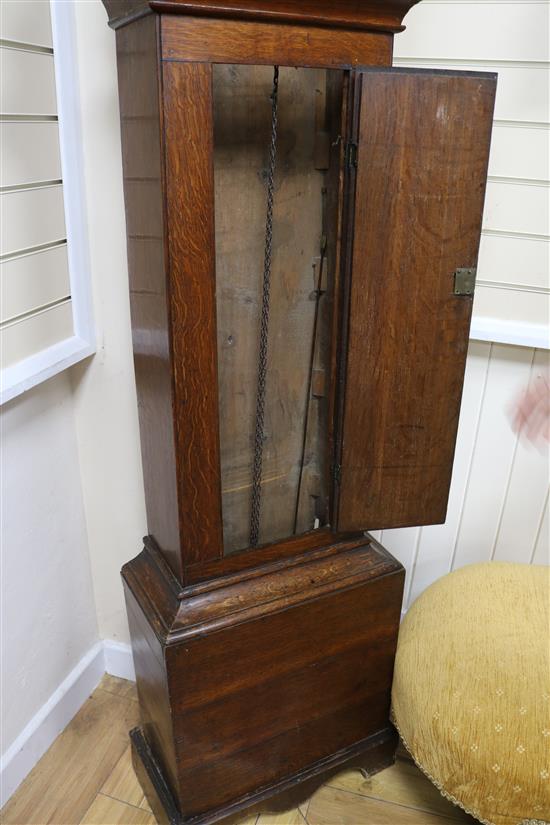 A Thomas Barrett Lewis longcase clock, H.205cm